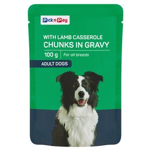 Pnp Lamb Casserole In Gravy Adult Dog Food 100g
